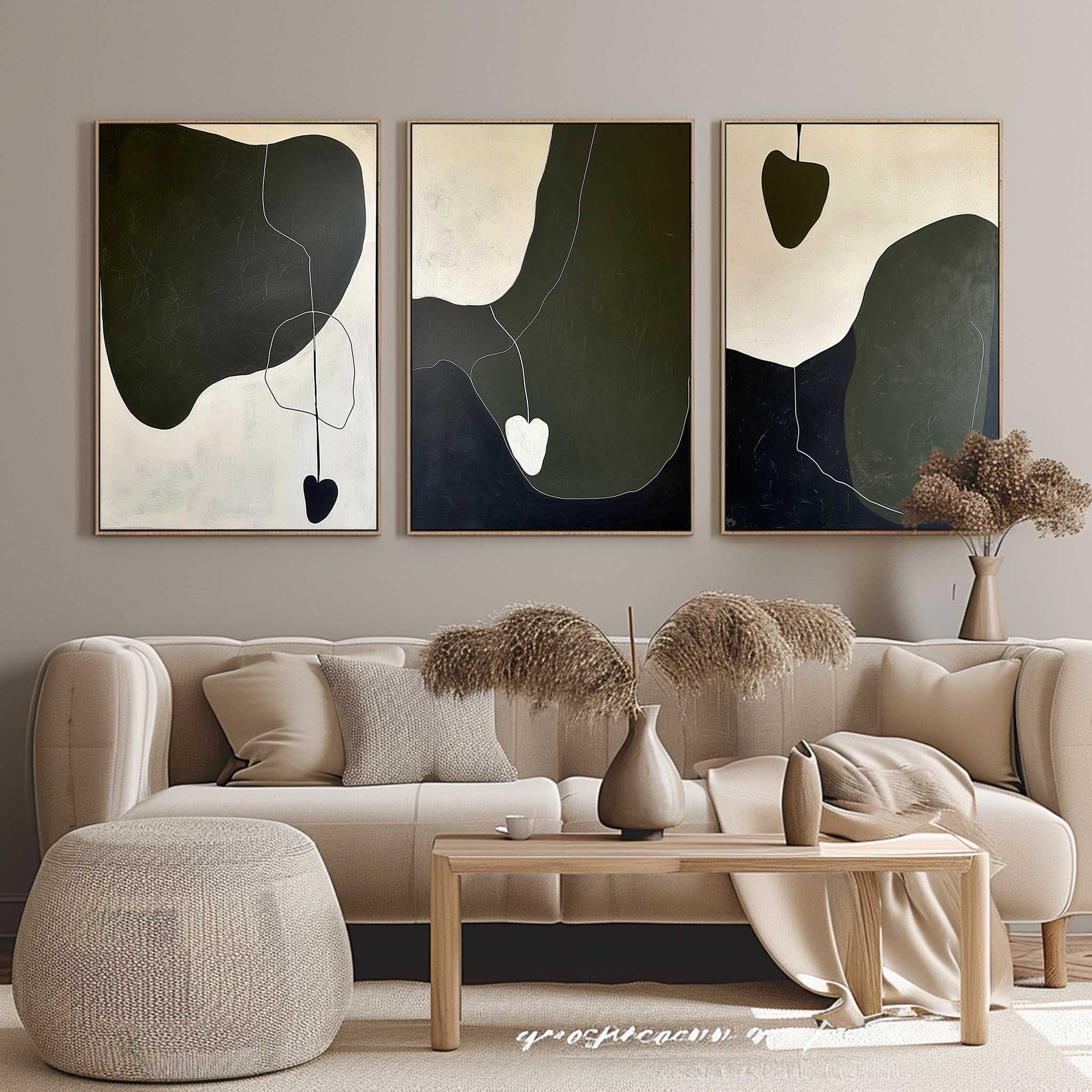 Abstract Painting Set of 3 #SP153