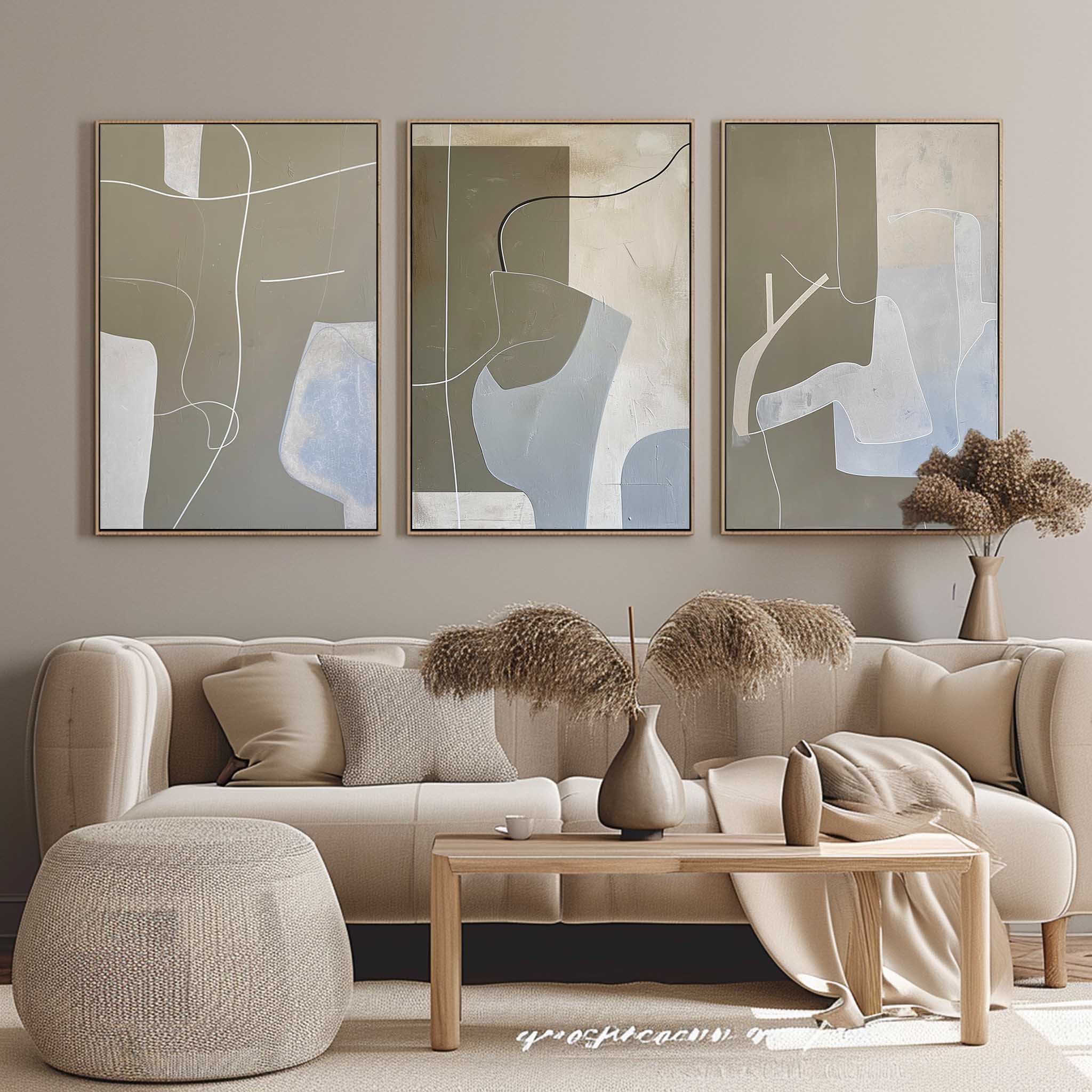 Abstract Painting Set of 3 #SP151