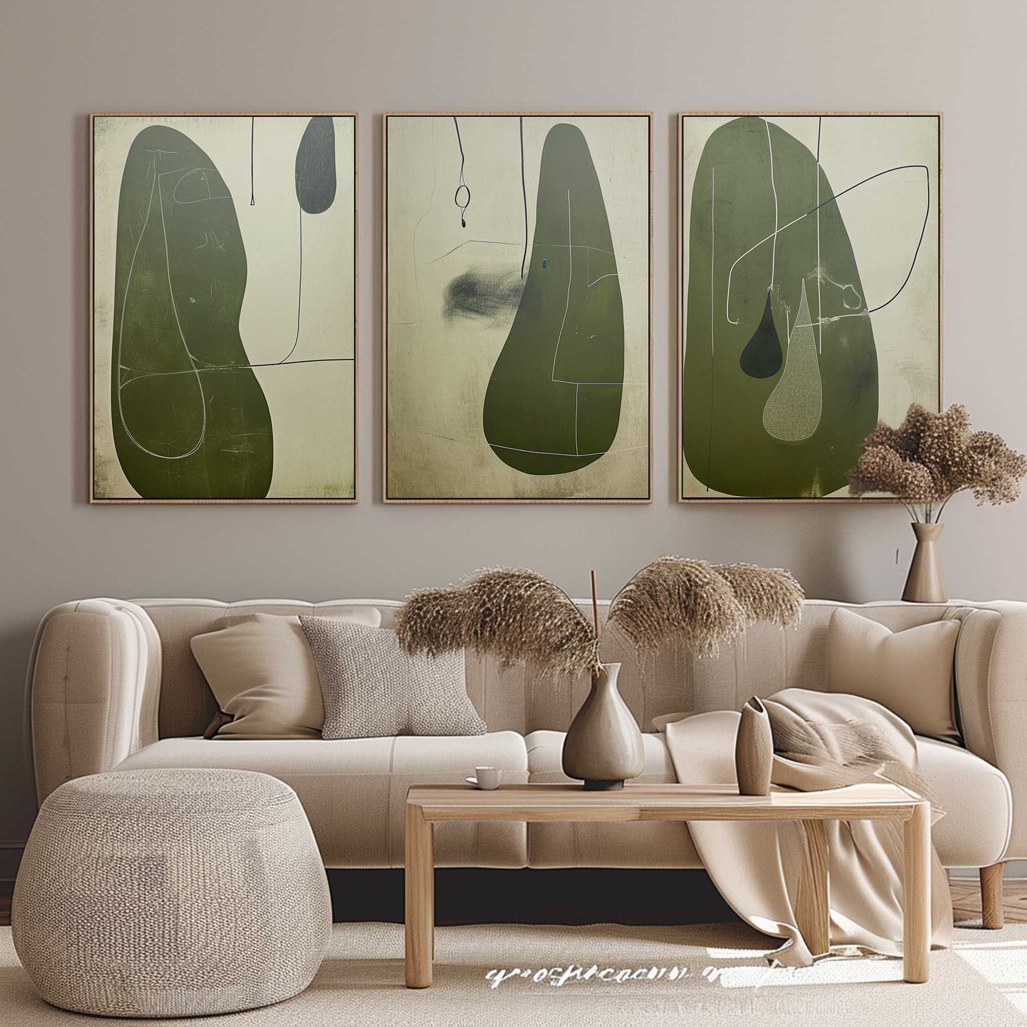 Abstract Painting Set of 3 #SP148