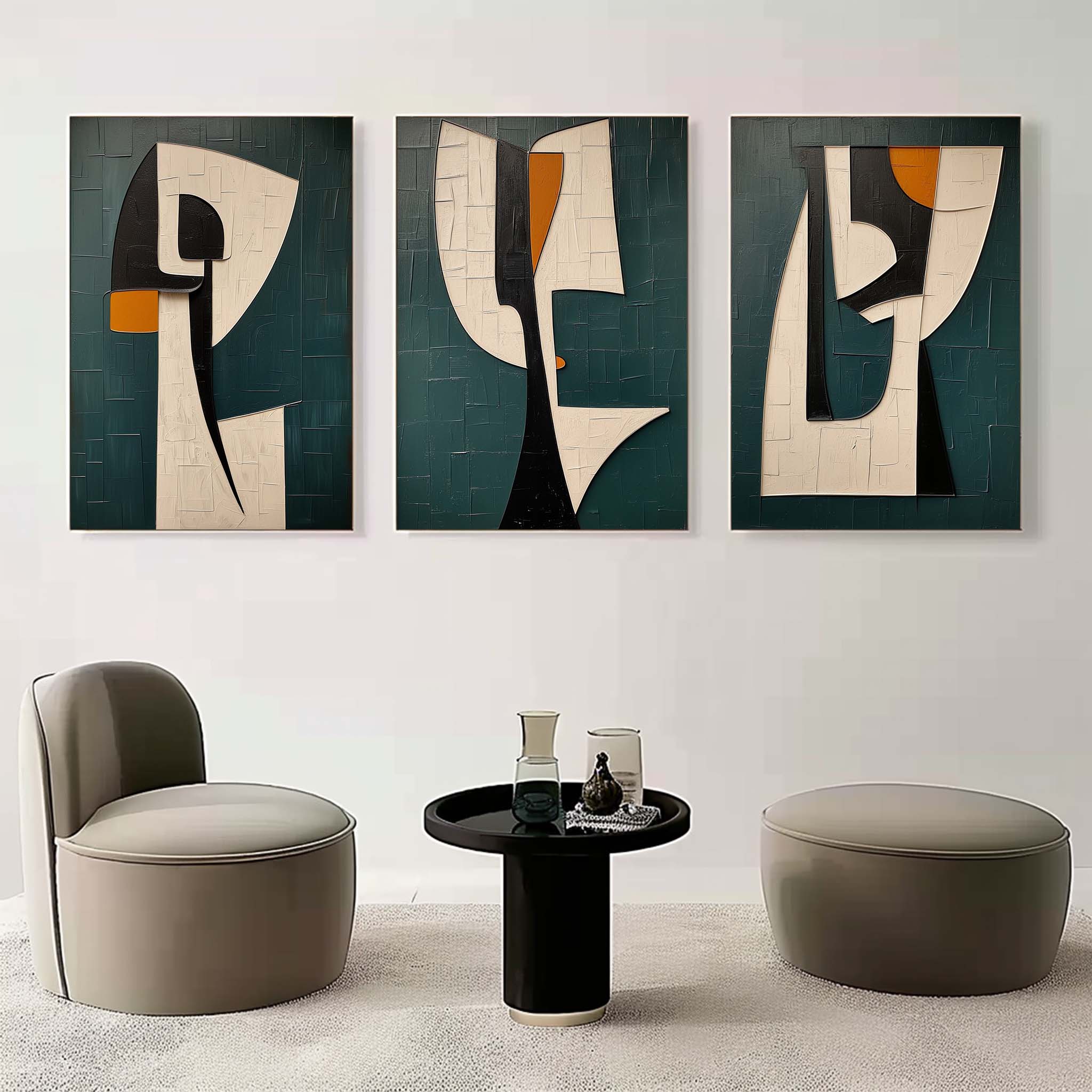 Abstract Painting Set of 3 #SP149